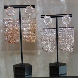 Crystal Draped Earrings